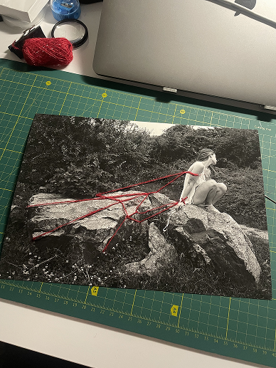 Embroidery on Photography Process